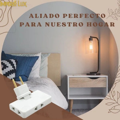 (COMPRA 1 LLEVA 2) Enchufe Giratorio Multiple 180°