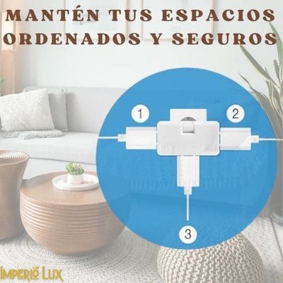 (COMPRA 1 LLEVA 2) Enchufe Giratorio Multiple 180°
